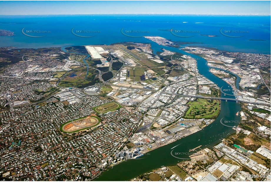 High Altitude Aerial Photo of Hamilton QLD QLD Aerial Photography