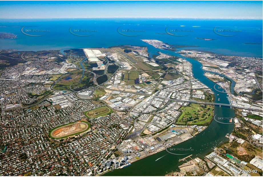 High Altitude Aerial Photo of Hamilton QLD QLD Aerial Photography