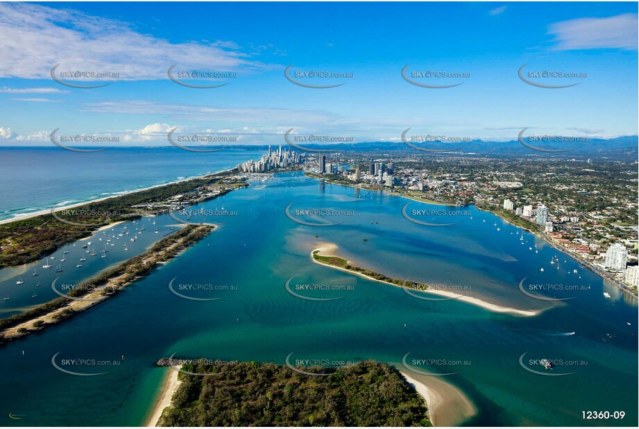 Aerial Photo The Broadwater QLD Aerial Photography