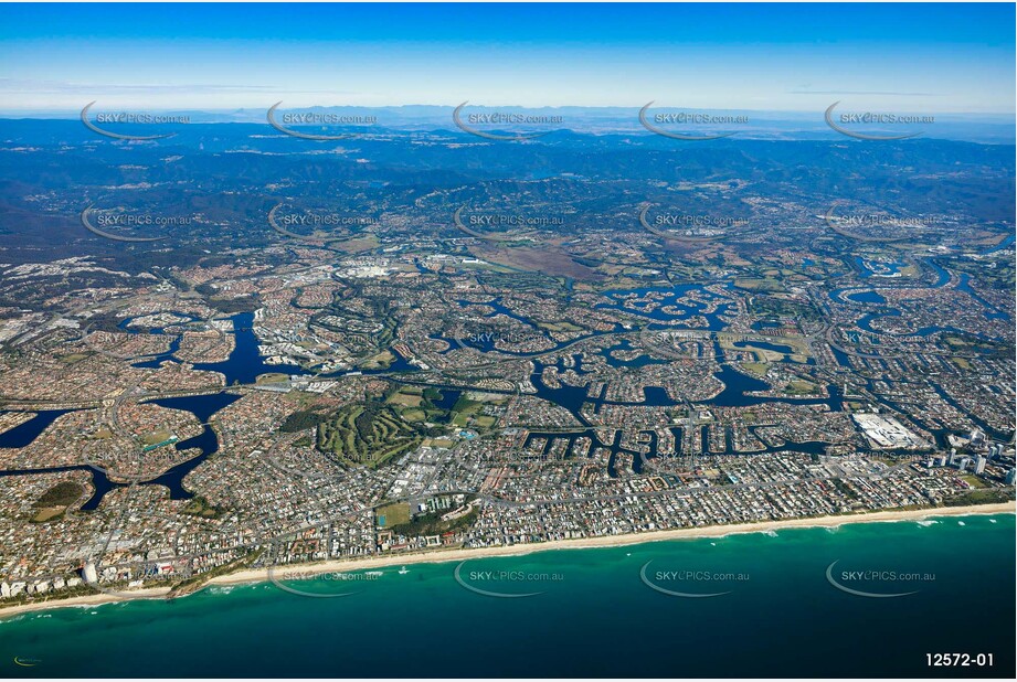 Mermaid Waters from 7000ft QLD Aerial Photography