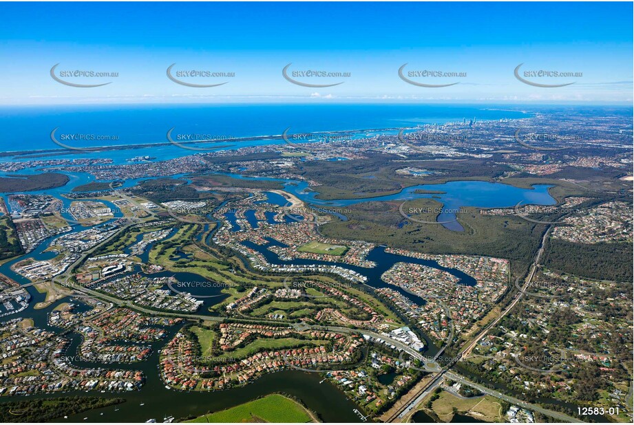 Monterey Keys Helensvale from 7000ft QLD Aerial Photography