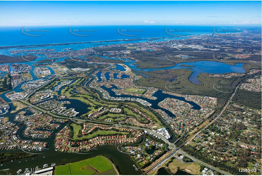 Monterey Keys Helensvale from 3500ft QLD Aerial Photography