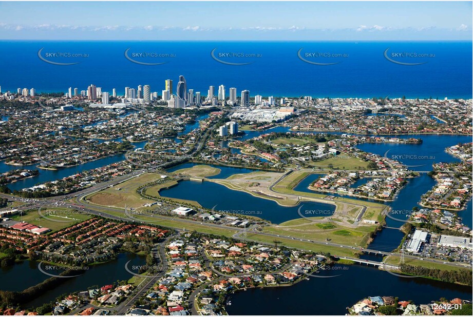 Aerial Photo Mermaid Waters QLD 4218 QLD Aerial Photography