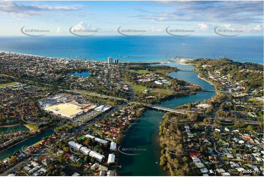 Aerial Photo Currumbin Waters QLD 4223 QLD Aerial Photography