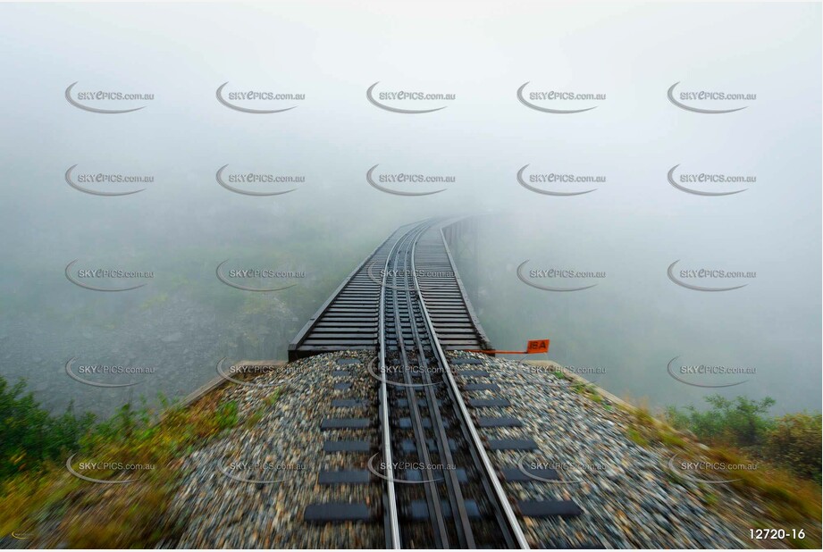 White Pass Railway - Skagway Alaska Aerial Photography