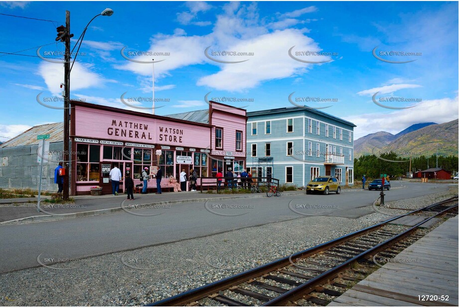 Matthew Watson General Store - Carcross Aerial Photography