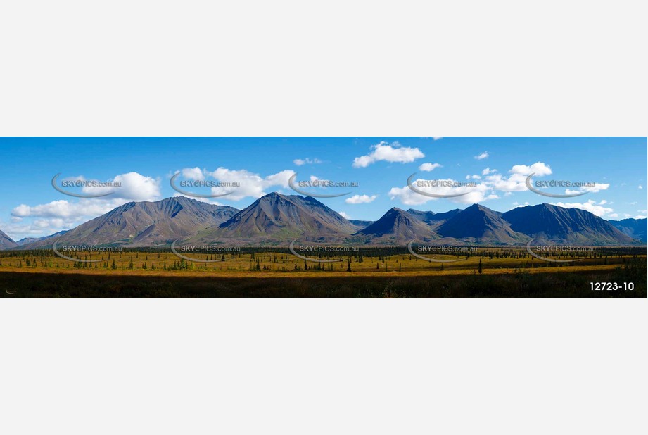 Mountain Range - Alaska Aerial Photography