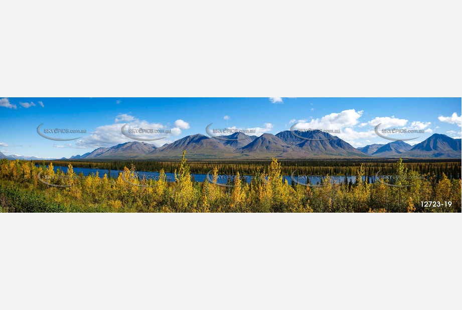 Mountain Range - Alaska Aerial Photography