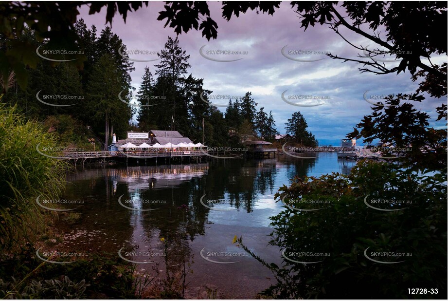 Boardwalk Restaurant at Lund BC Aerial Photography