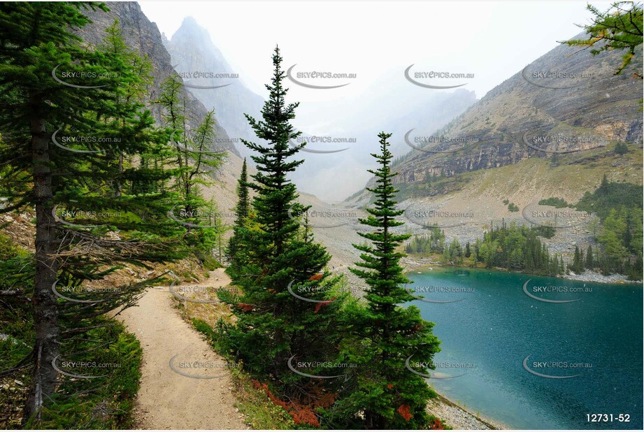 The Beehive Trail Lake Agnes Aerial Photography