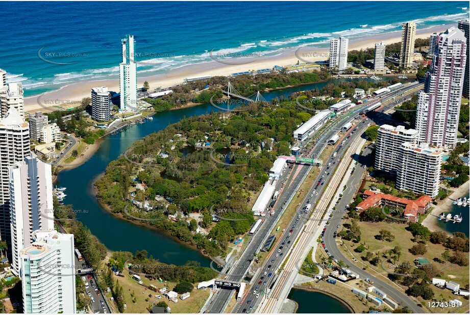 Macintosh Island Park - Gold Coast QLD Aerial Photography