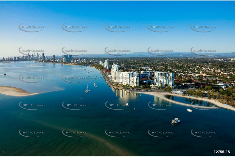 Marine Parade - Labrador Gold Coast QLD Aerial Photography