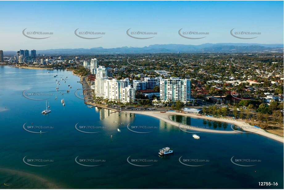 Marine Parade - Labrador Gold Coast QLD Aerial Photography