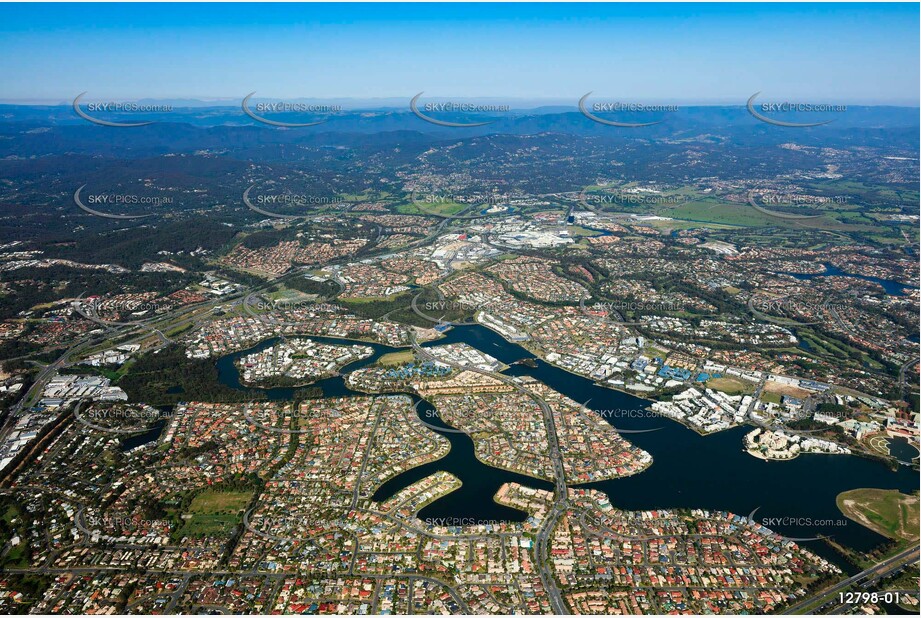 Varsity Lakes from 4000ft QLD Aerial Photography