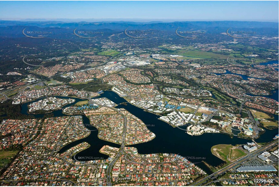 Varsity Lakes from 4000ft QLD Aerial Photography