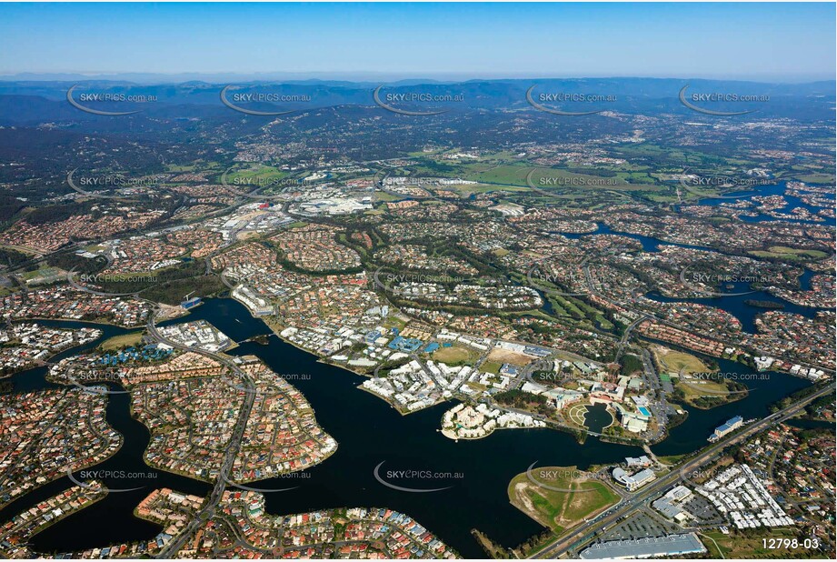 Varsity Lakes from 4000ft QLD Aerial Photography