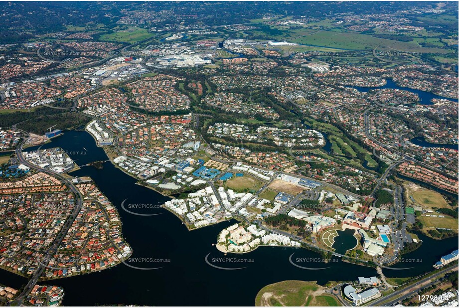 Varsity Lakes from 4000ft QLD Aerial Photography