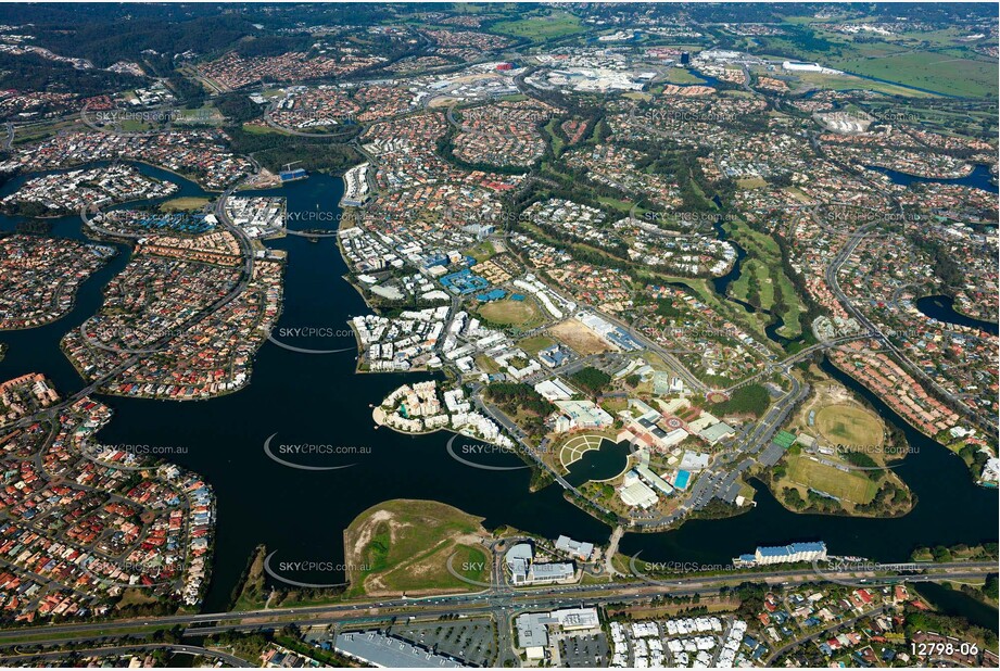 Varsity Lakes from 4000ft QLD Aerial Photography