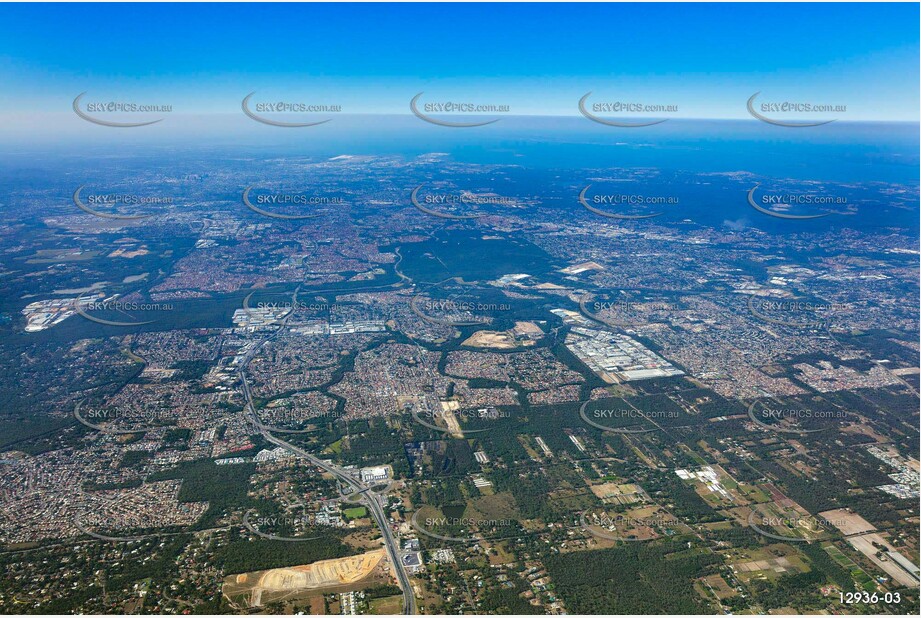 Park Ridge from 9000ft above sea level QLD Aerial Photography