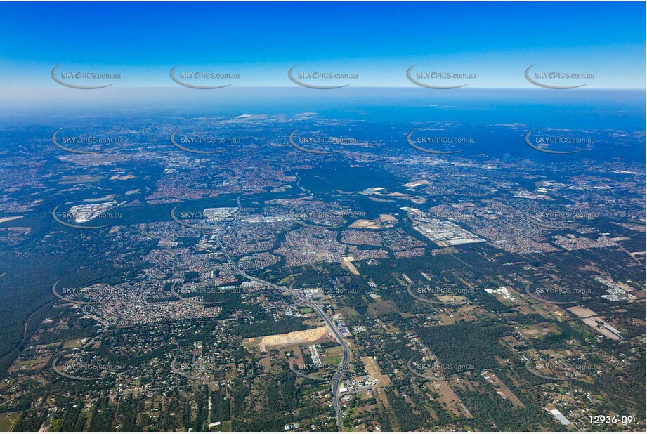 Park Ridge from 9000ft above sea level QLD Aerial Photography