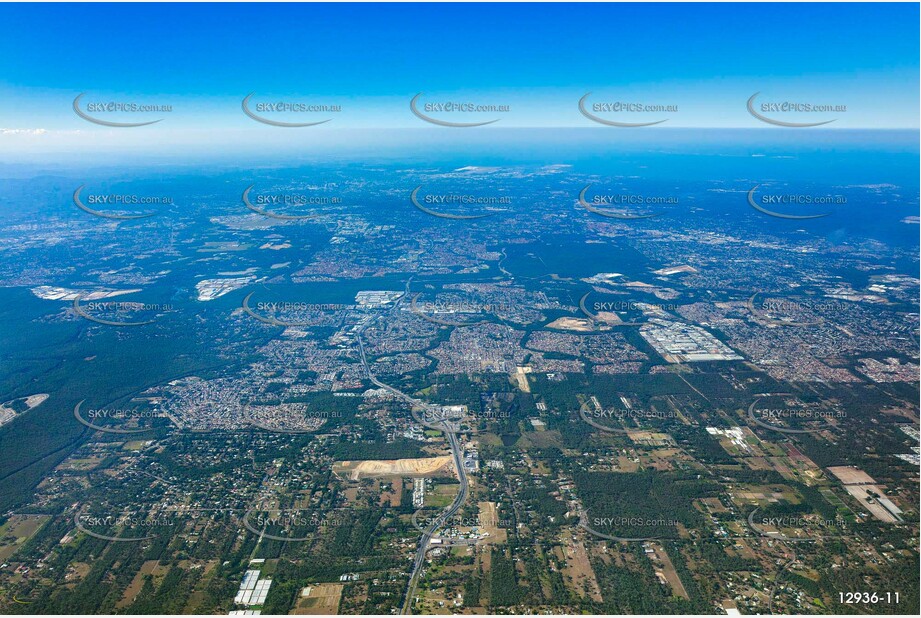 Park Ridge from 9000ft above sea level QLD Aerial Photography