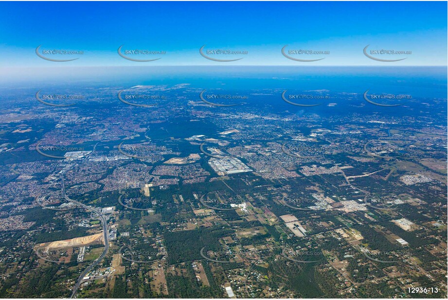 Park Ridge from 9000ft above sea level QLD Aerial Photography