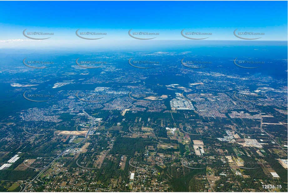 Park Ridge South from 9000ft above sea level QLD Aerial Photography
