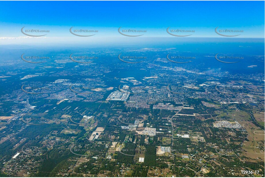 Park Ridge from 9000ft above sea level QLD Aerial Photography