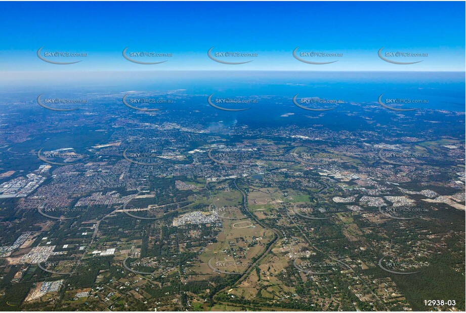 Over looking Buccan from 9000ft QLD Aerial Photography