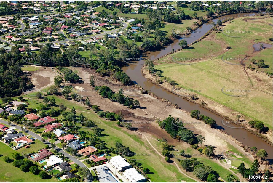 Windaroo Lakes Golf Course Post Flood QLD Aerial Photography