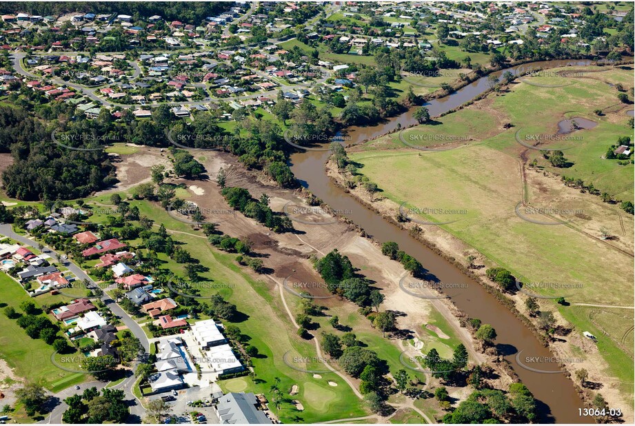 Windaroo Lakes Golf Course Post Flood QLD Aerial Photography