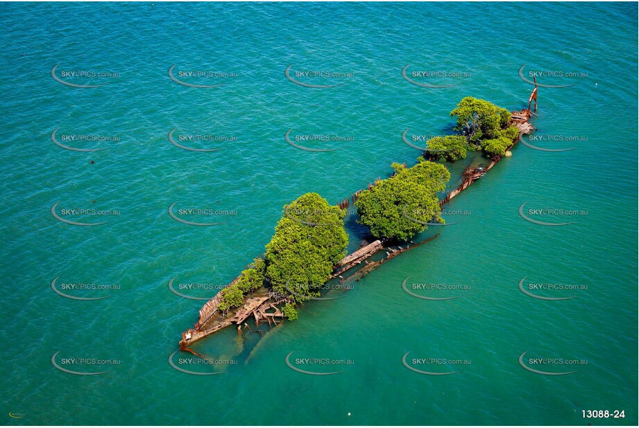 Shipwreck - SS City of Adelaide - Magnetic Island QLD Aerial Photography