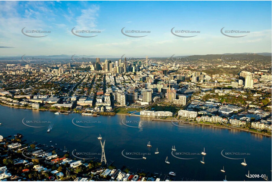 Early Morning Light at Newstead Brisbane QLD Aerial Photography