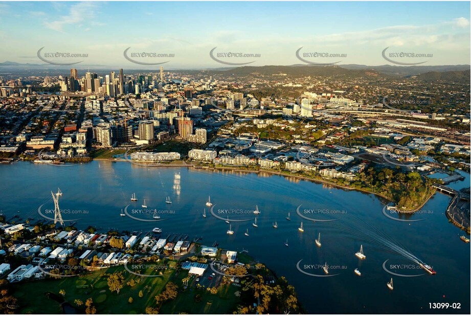Early Morning Light at Bulimba QLD Aerial Photography