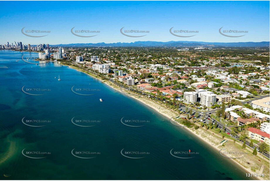 Marine Parade Biggera Waters Gold Coast QLD Aerial Photography