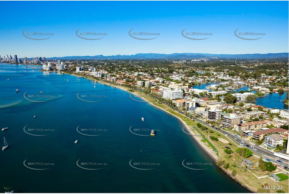 Marine Parade Biggera Waters Gold Coast QLD Aerial Photography