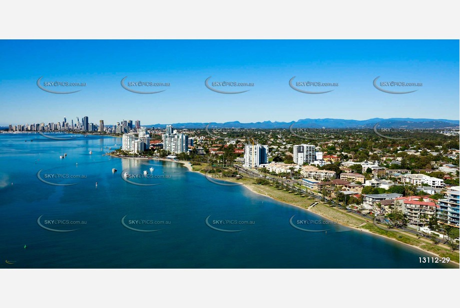 Marine Parade Biggera Waters Gold Coast QLD Aerial Photography