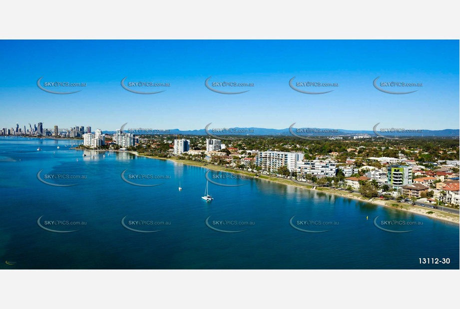 Marine Parade Biggera Waters Gold Coast QLD Aerial Photography