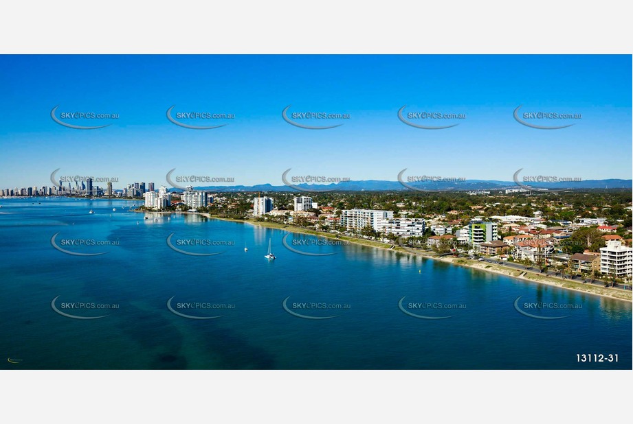 Marine Parade Biggera Waters Gold Coast QLD Aerial Photography