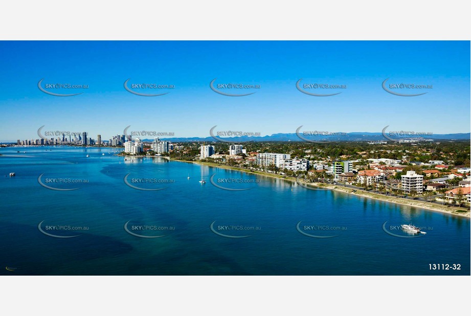 Marine Parade Biggera Waters Gold Coast QLD Aerial Photography