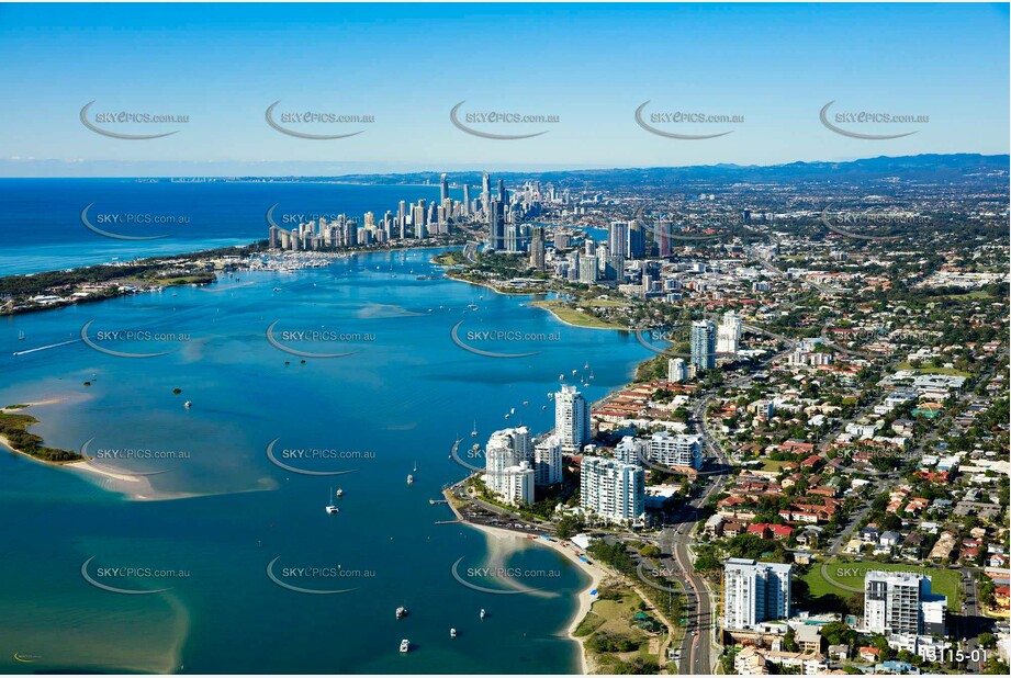 Marine Parade Labrador Gold Coast QLD Aerial Photography