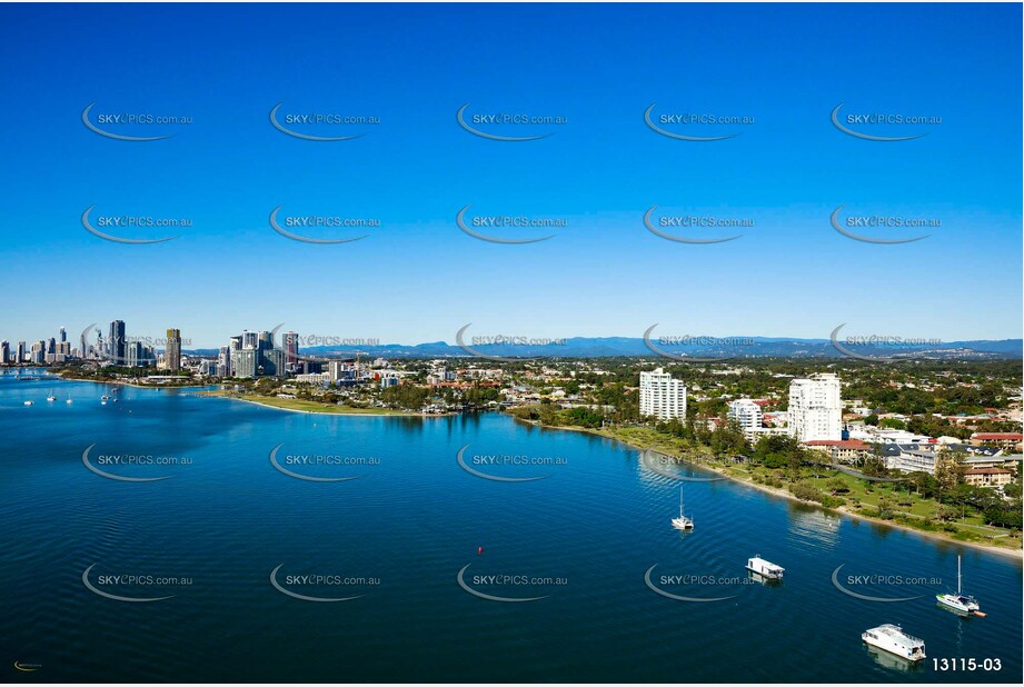 Marine Parade Labrador Gold Coast QLD Aerial Photography