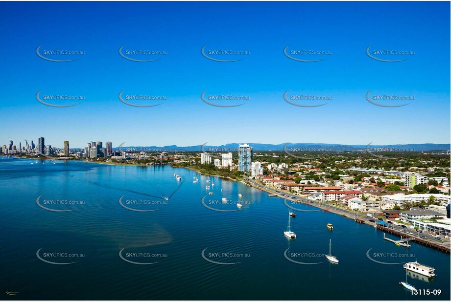 Marine Parade Labrador Gold Coast QLD Aerial Photography