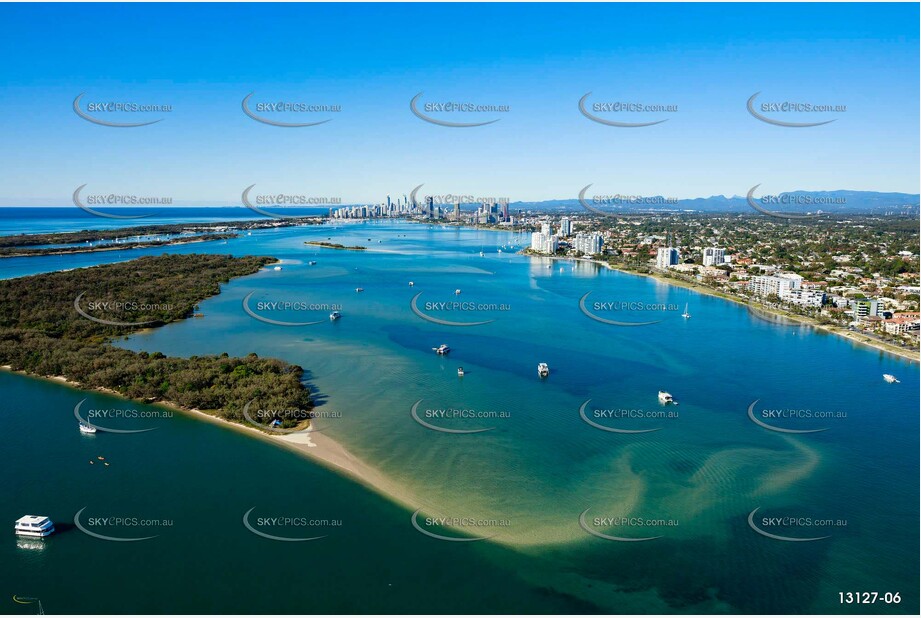 The Gold Coast Broadwater QLD Aerial Photography