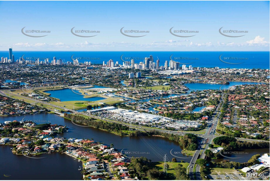 Q Super Centre - Mermaid Waters QLD Aerial Photography