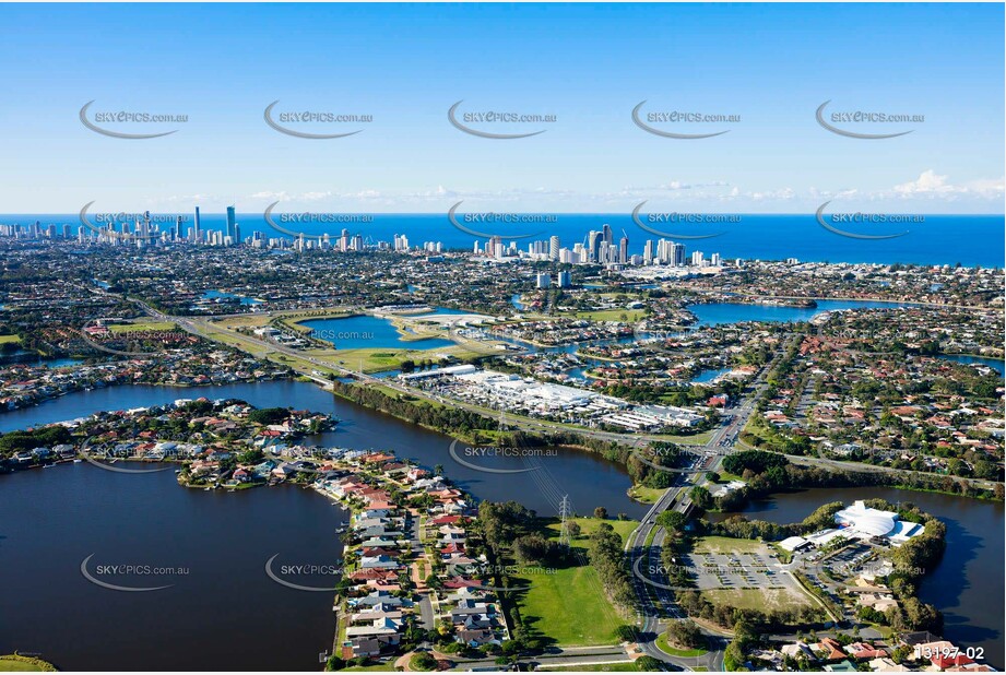 Q Super Centre - Mermaid Waters QLD Aerial Photography