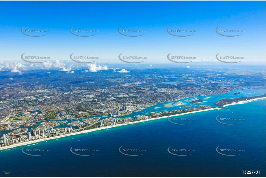 Main Beach captured from around 6900ft QLD Aerial Photography