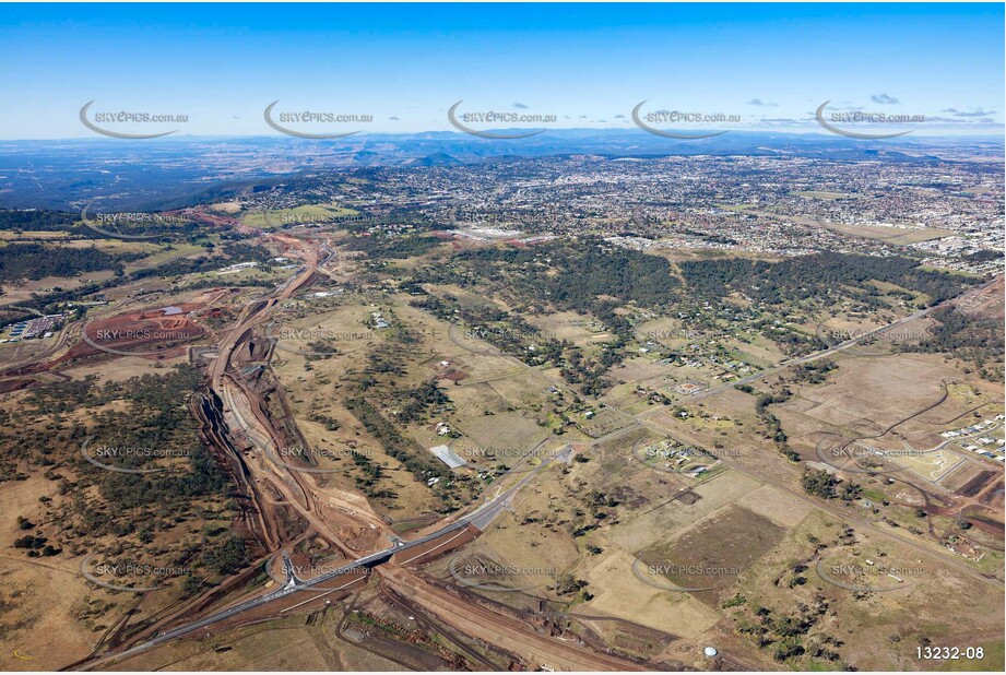 Toowoomba Bypass Construction at Cranley QLD Aerial Photography
