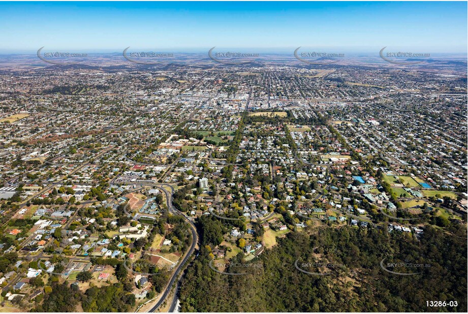 Aerial Photo East Toowoomba QLD 4350 QLD Aerial Photography