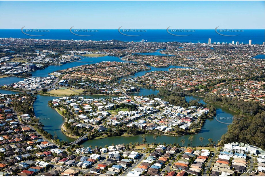 Aerial Photo Varsity Lakes QLD 4227 QLD Aerial Photography